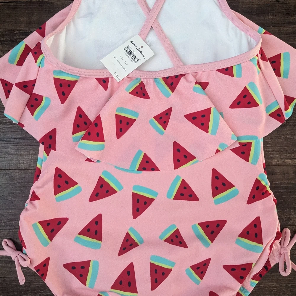 NWT Hanna Andersson Watermelon Swimsuit